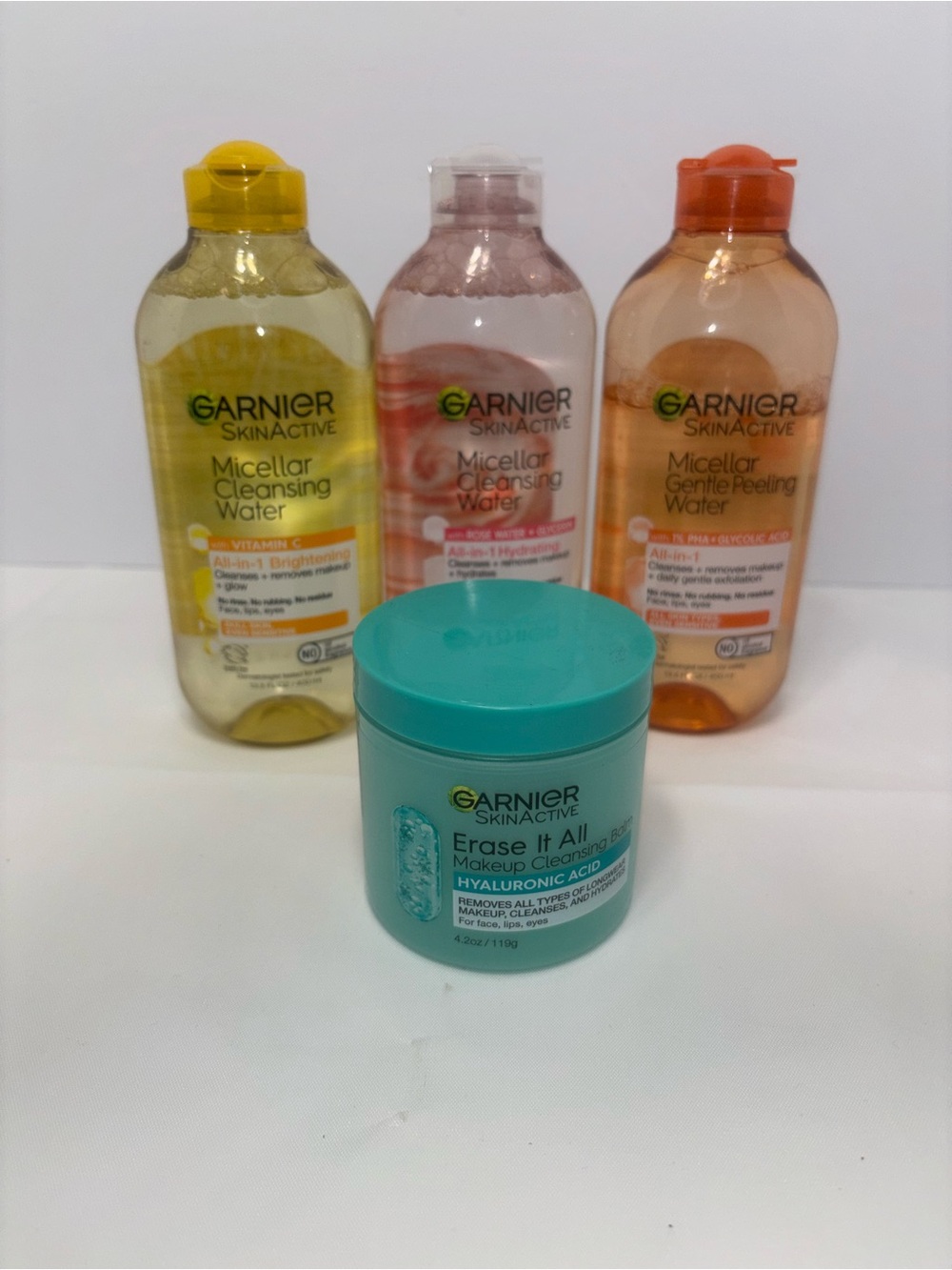 Garnier Erase It All Makeup Cleansing Balm Micellar Water Assorted Bundle